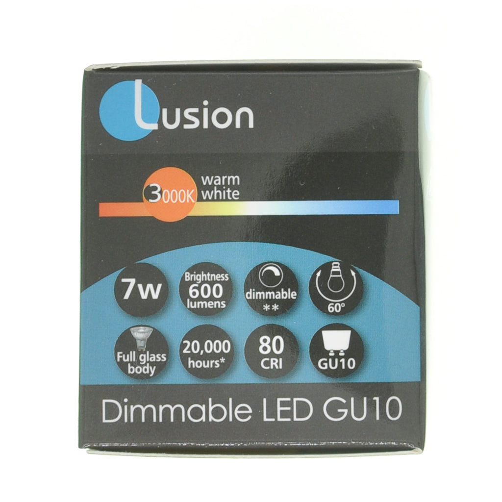 Lusion MR20 LED Light Bulb GU10 240V 7W 60° W/W 20103