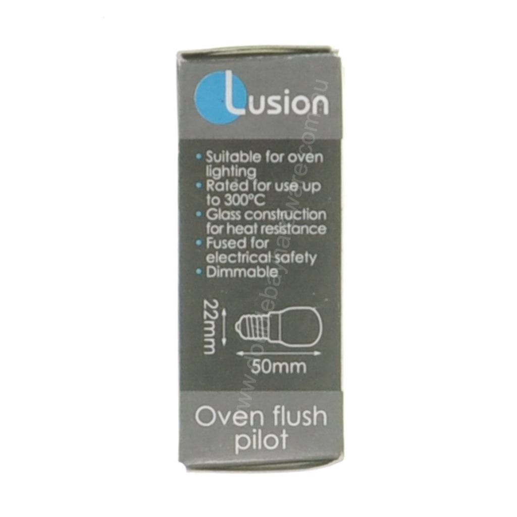 Lusion Oven Incandescent Light Bulb E14 240V 25W 300°C 45020