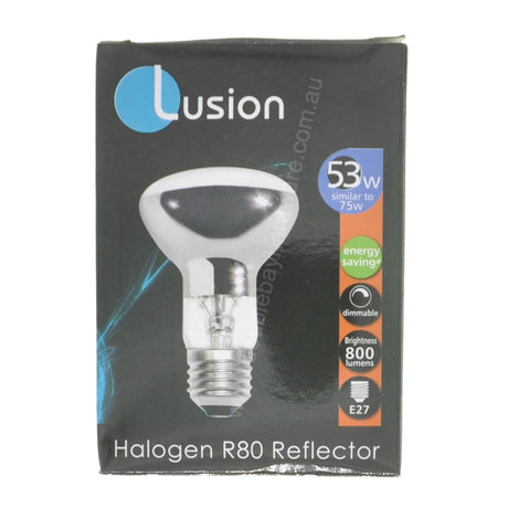 Lusion R80 Reflector Halogen Light Bulb E27 240V 53W 30704