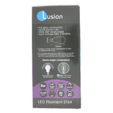 Lusion ST64 Filament LED Light Bulb B22 240V 8W W/W 20976