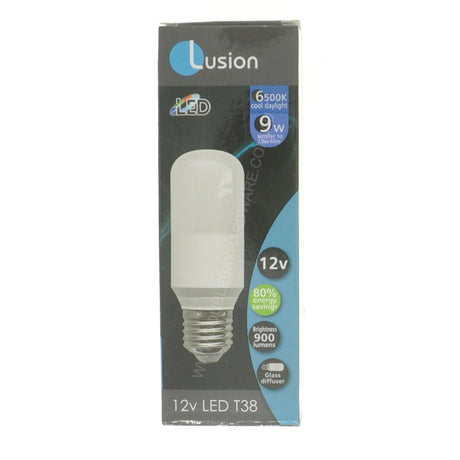 Lusion T38 LED Light Bulb E27 12V 9W C/DL Frosted 21003