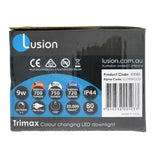 Lusion Trimax Colour Changing LED Downlight 9W IP44 90mm 50080-1