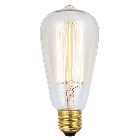 Lusion ST64 Vintage Filament Light Bulb E27 240V 25W W/W 60007