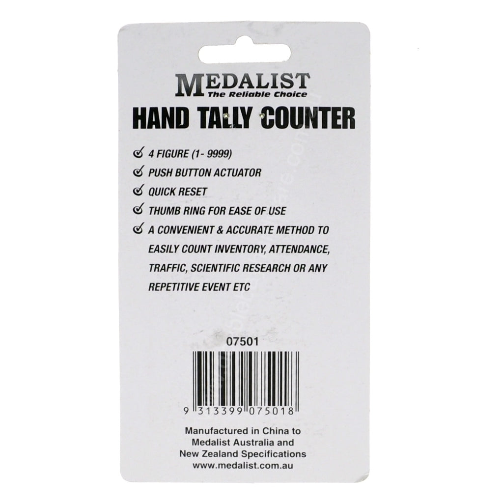 MEDALIST 4 Digit Hand Tally Counter 07501