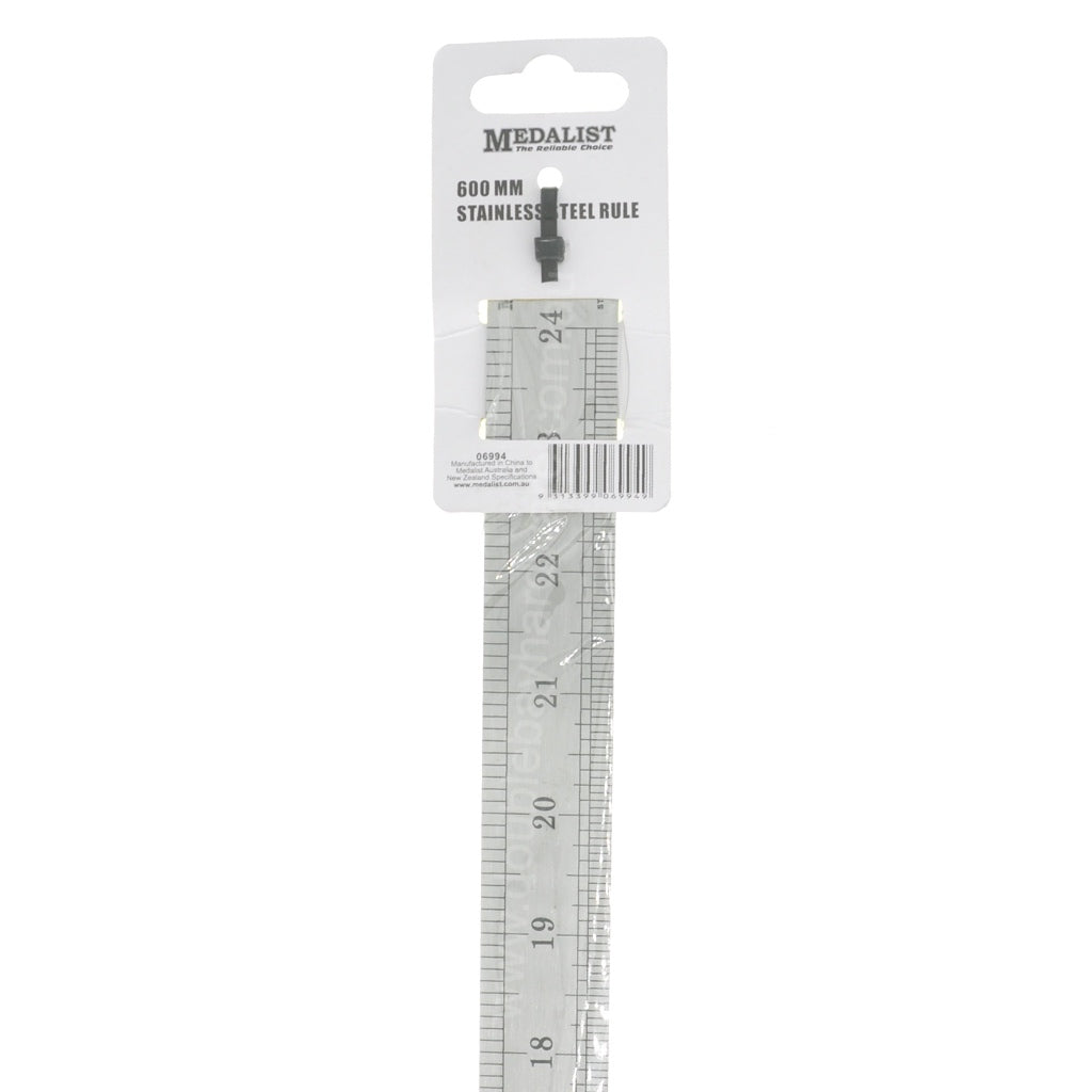 MEDALIST Stainless Steel Ruler 600mm 06994