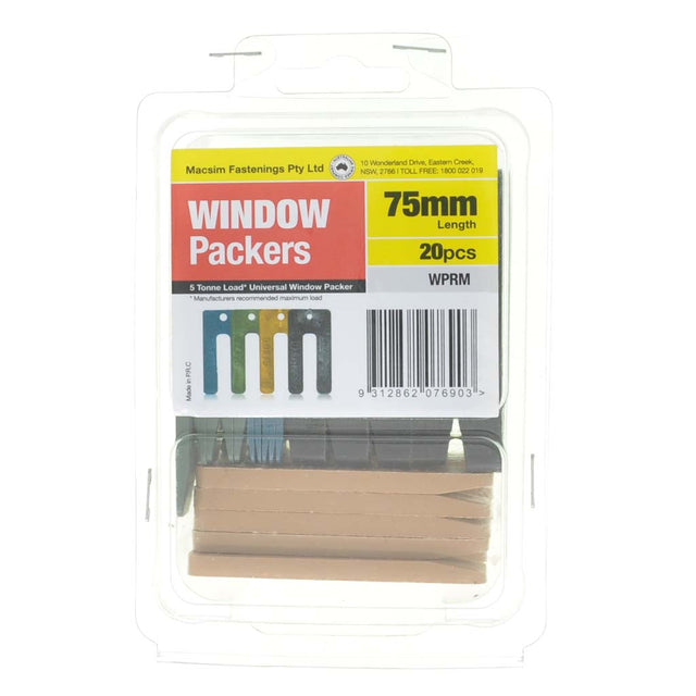 Macsim Window Packers Mixed Pack 75mm 20Pcs WPRM