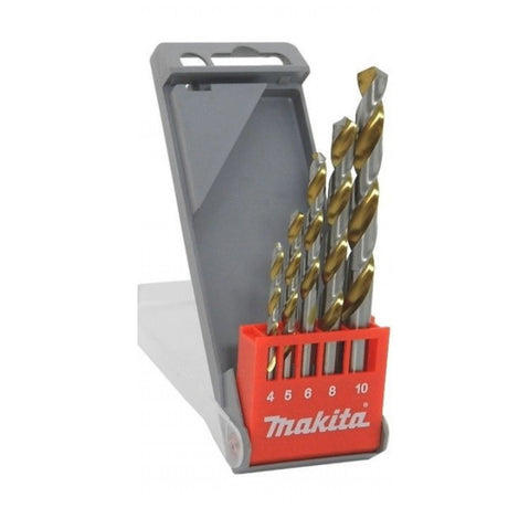 Makita TiN Coated Flute HSS Drill Bit Set 5Pcs D-30514