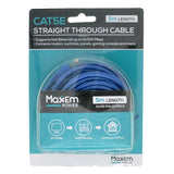 MaxEm Cat5e RJ45 Ethernet Cable 5m Blue ELS-0009