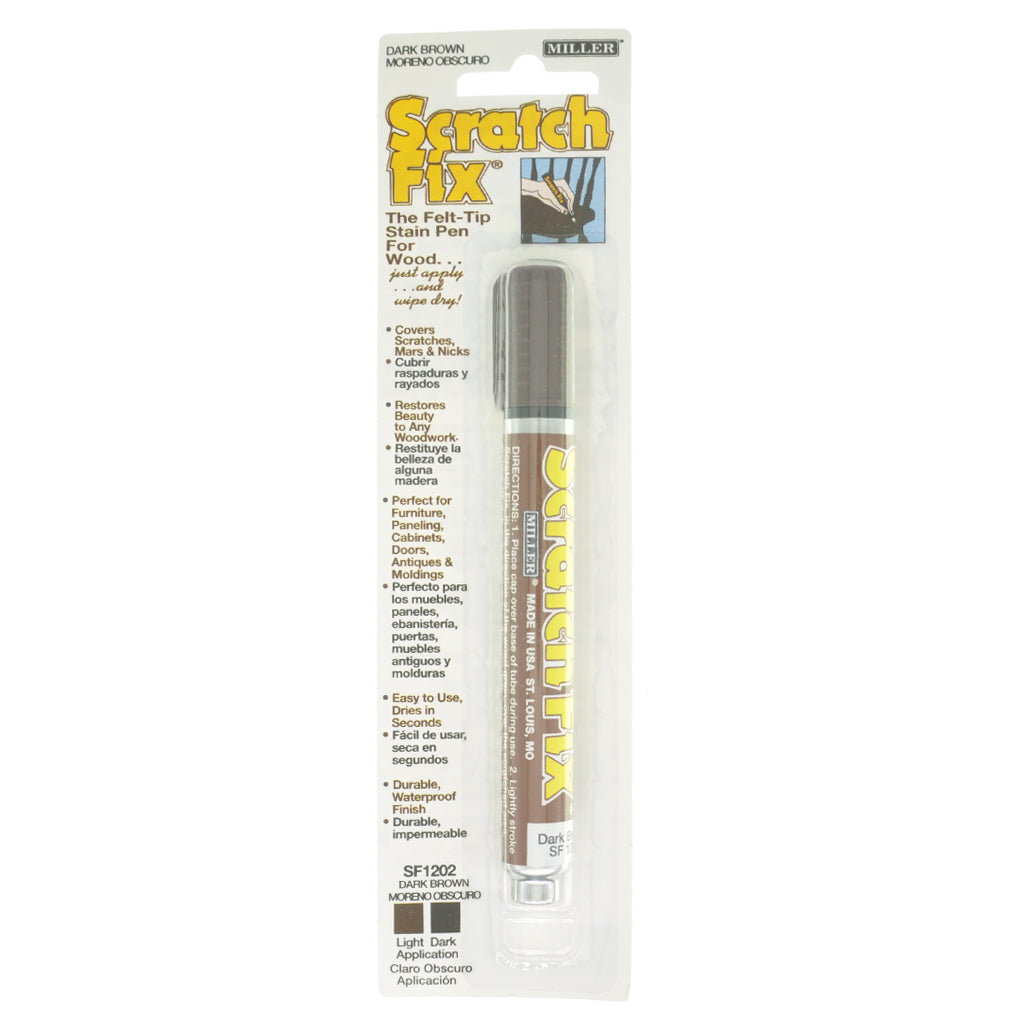 Miller Scratch Fix Furniture Touch Up Pen Dark Brown SFPDB