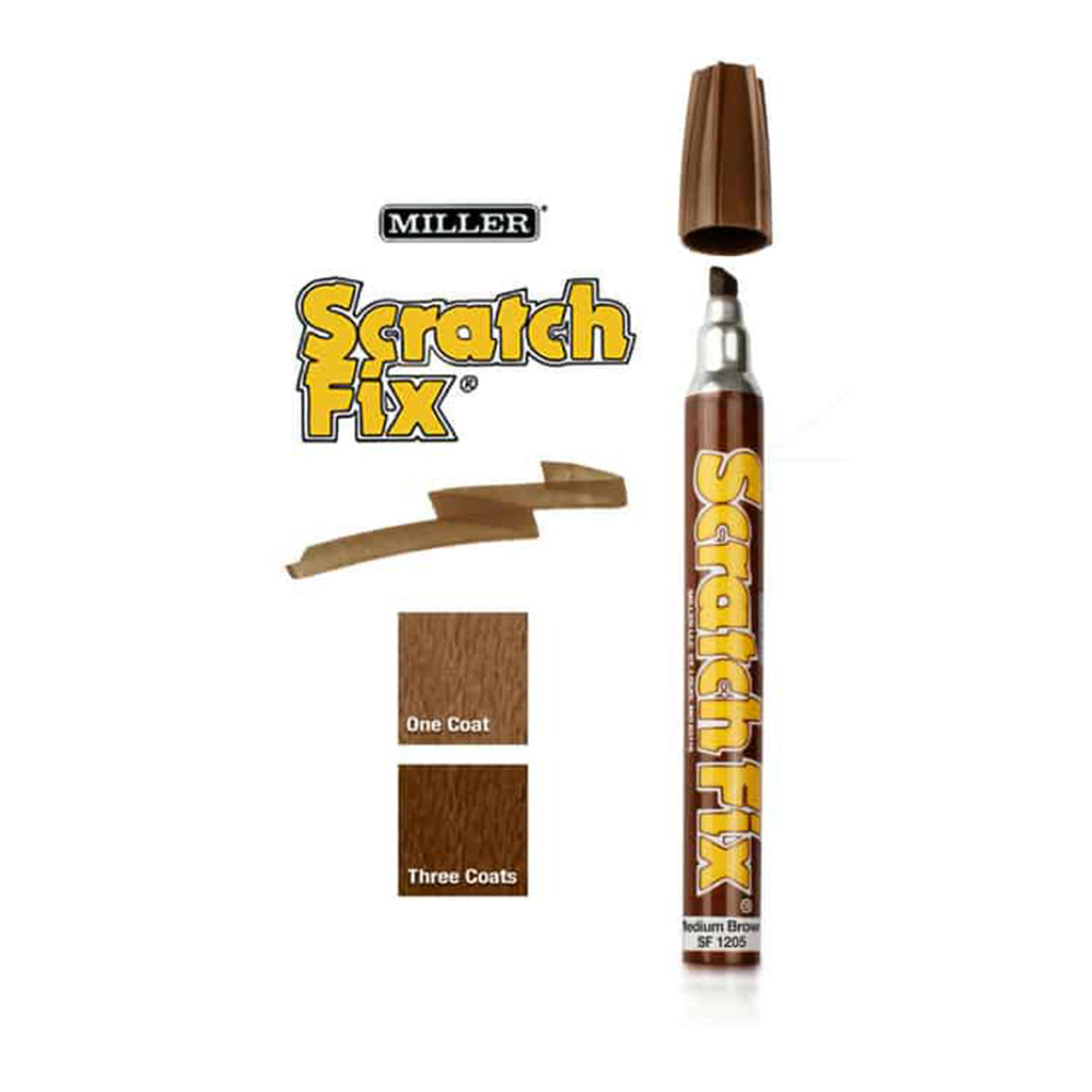 Miller Scratch Fix Furniture Touch Up Pen Medium Brown SFPMB