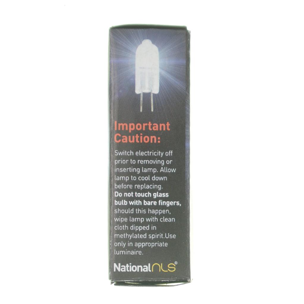 National nls JCD Bi-Pin Halogen Light Bulb GY6.35 250V 100W