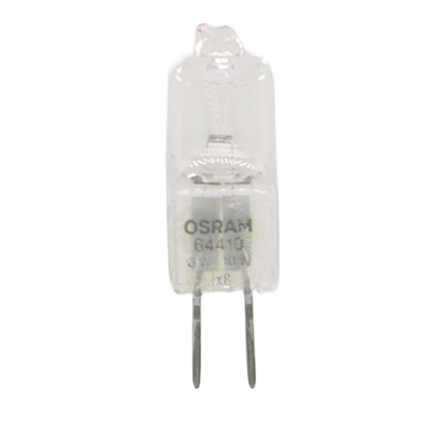 OSRAM Bi-Pin Halogen Light Bulb G4 6V 10W Clear 64410