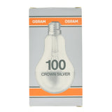 OSRAM Crown Silver Top Incandescent Light Bulb B22 240V 100W