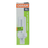 OSRAM DULUX D Compact Fluorescent Light Bulb G24d-1 10W/840