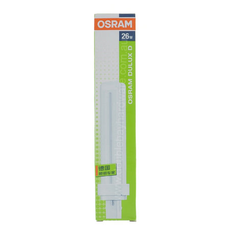 OSRAM DULUX D Compact Fluorescent Light Bulb G24d-3 26W/840