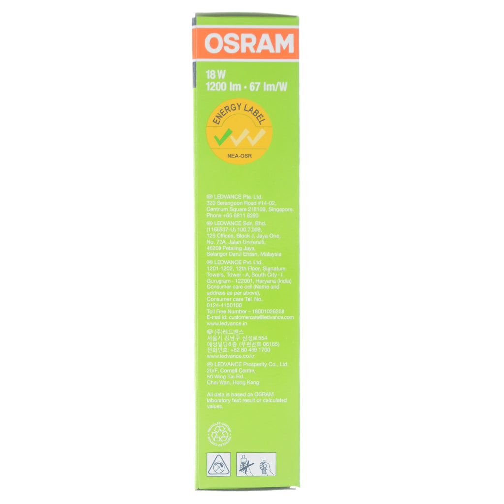 OSRAM DULUX D Lumilux Compact Fluorescent Light Bulb G24d-2 18W/840