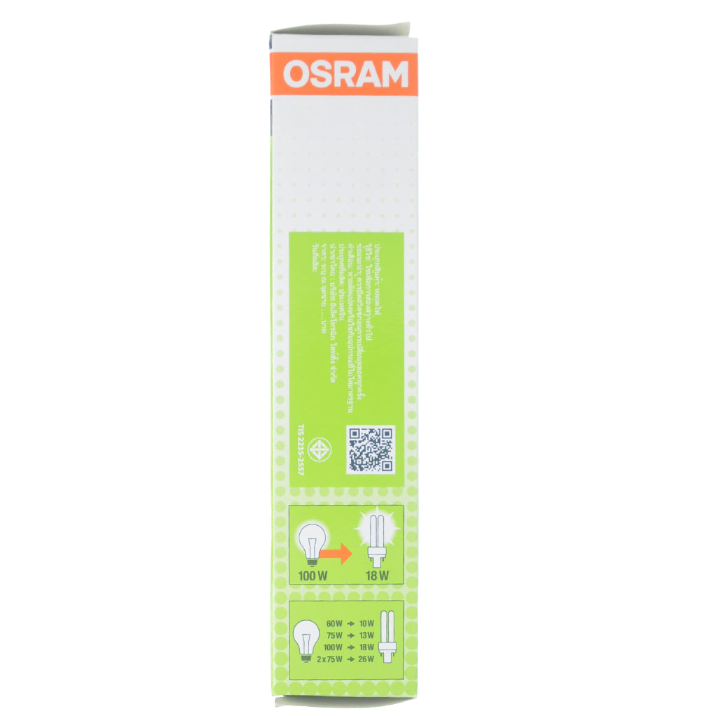 OSRAM DULUX D Lumilux Compact Fluorescent Light Bulb G24d-2 18W/840