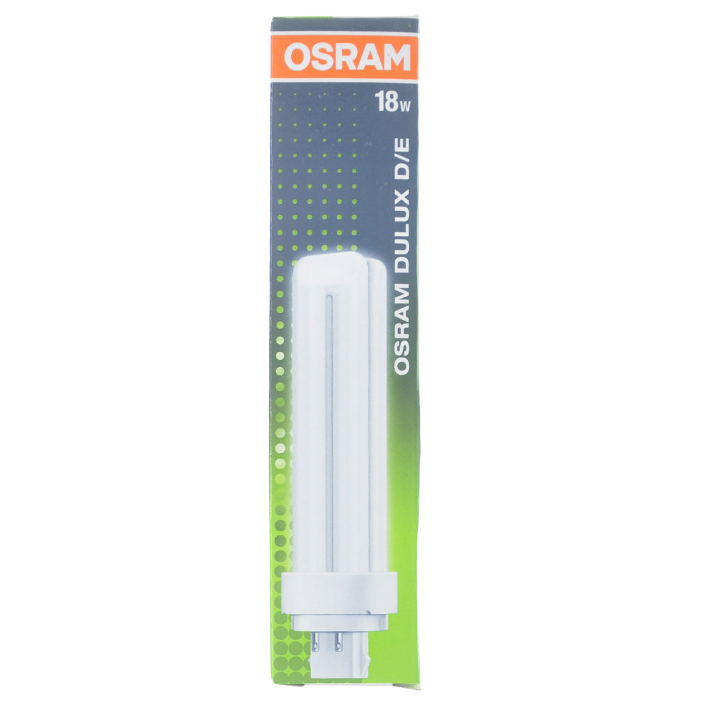 OSRAM DULUX D/E Compact Fluorescent Light Bulb G24q-2 18W/840