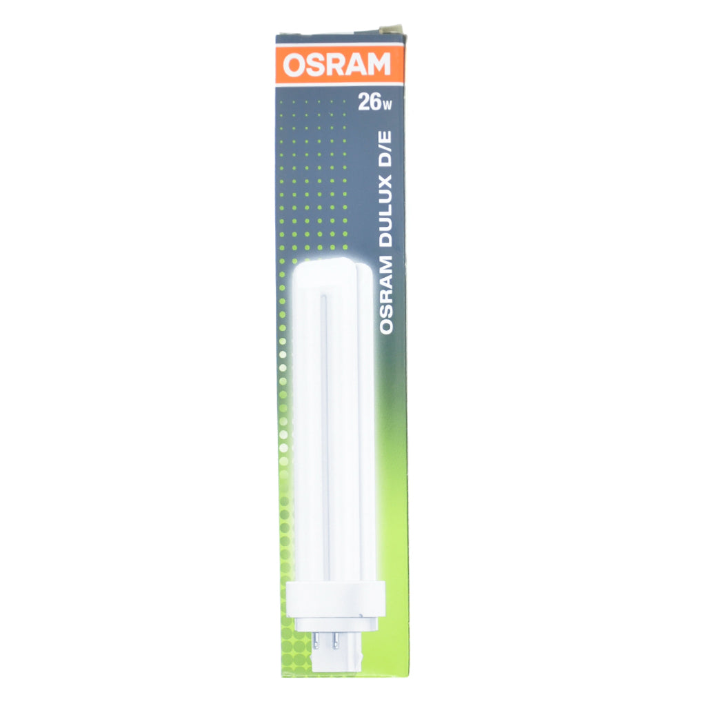 OSRAM DULUX D/E Compact Fluorescent Light Bulb G24q-3 26W/840