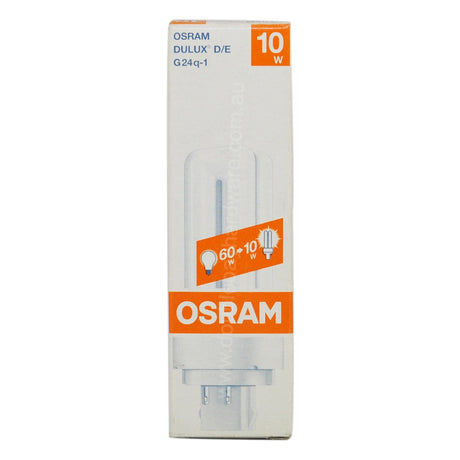 OSRAM DULUX D/E Energy Saving Light Bulb G24q-1 10W/840 909000