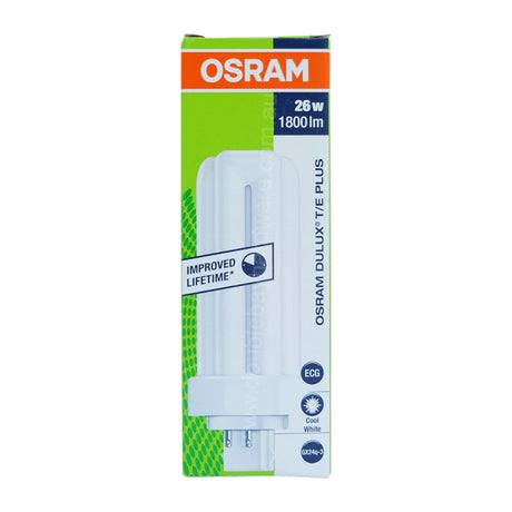 OSRAM DULUX T/E Plus Energy Saving Light Bulb GX24q-3 26W/840 342283