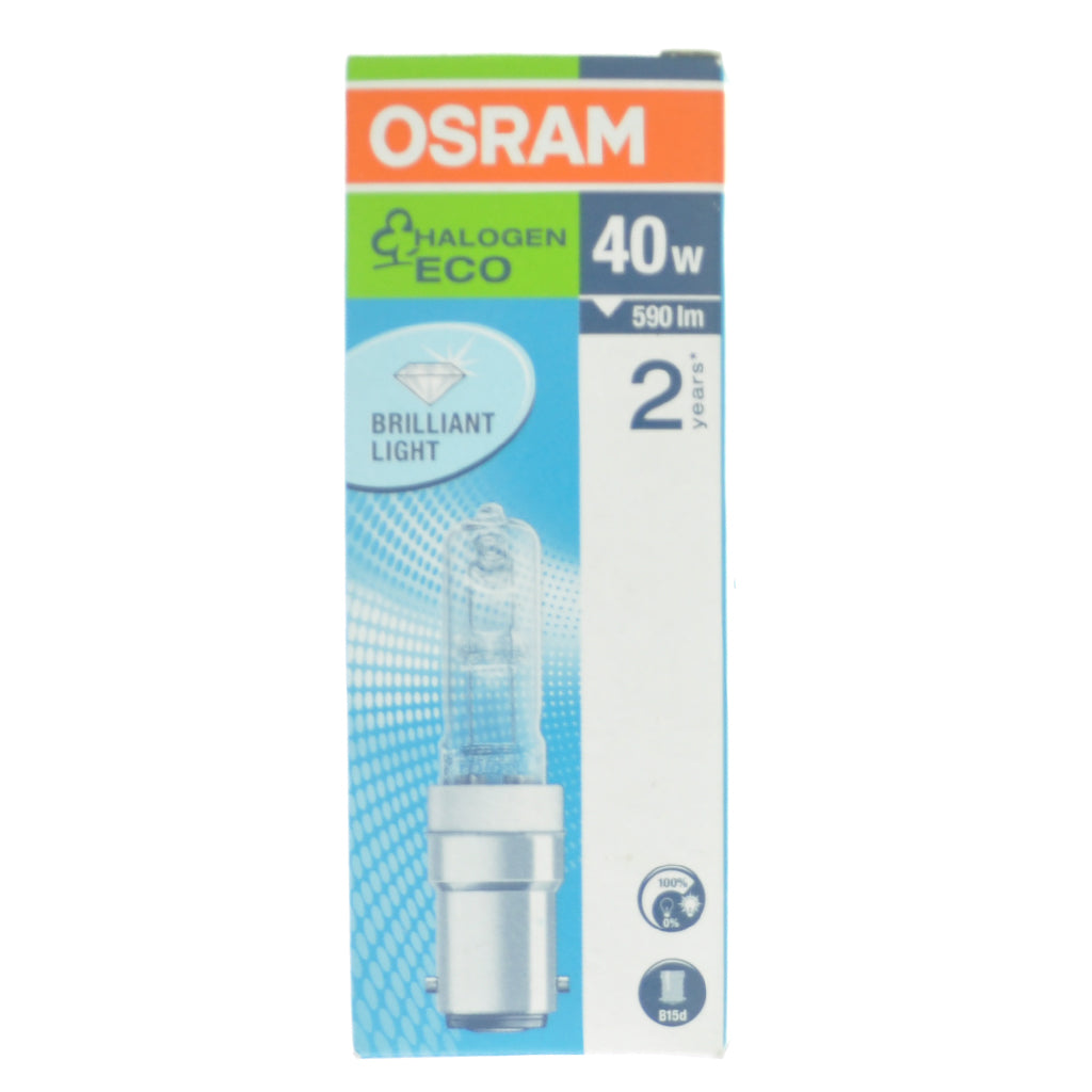 OSRAM HALOLUX CREAM ECO Light Bulb B15d 230V 40W W/W 64491