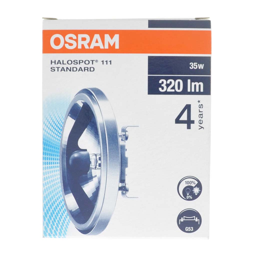 OSRAM Halogen ALU HALOSPOT 111 G53 12V 35W 24° 41832FL