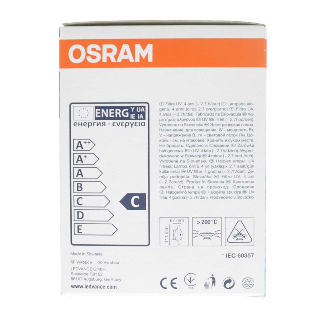 OSRAM Halogen ALU HALOSPOT 111 G53 12V 35W 24° 41832FL