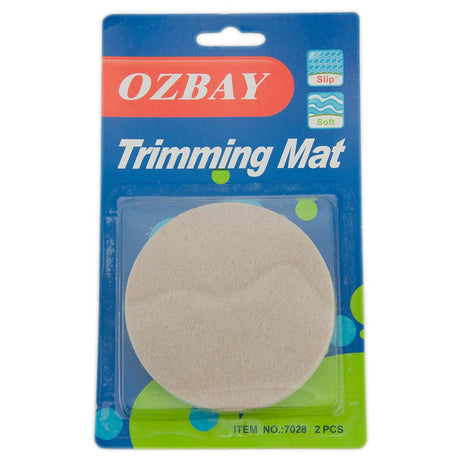 OZBAY 2 Pieces Round Shape Felt Trimming Mat 87x87x5mm 7028