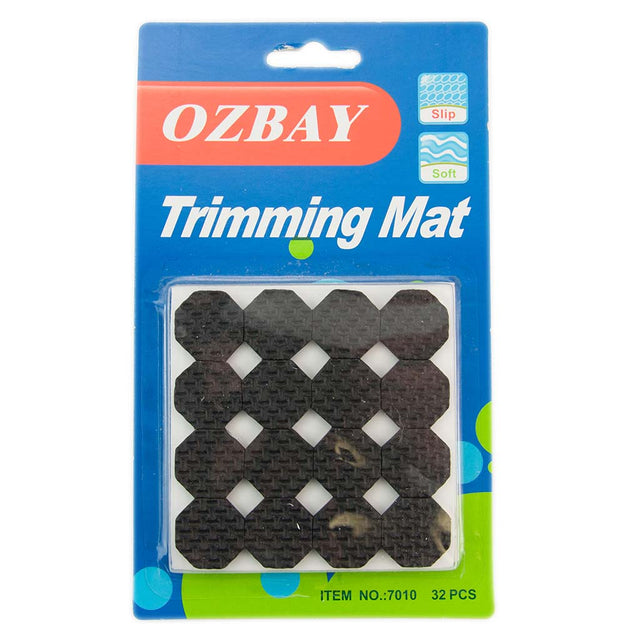 OZBAY 32 Pieces Octagon Shape Rubber Trimming Mat 20x20x5mm 7010