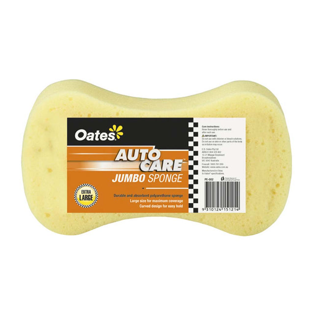 Oates Auto Care Jumbo Sponge PE-002