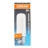 OSRAM JDD Halolux Ceram Halogen Light Bulb E27 230V 60W Pearl 64472 IM