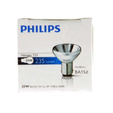 PHILIPS Aluminum Reflector Halogen Light Bulb BA15d 12V 20W 18° 6434