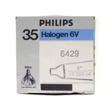 PHILIPS Aluminium Reflector Halogen Light Bulb BA15d 6V 35W 6° 6429