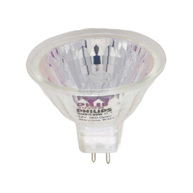 PHILIPS Essential MR16 Halogen Light Bulb GU5.3 12V 20W 36° Open Face