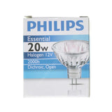 PHILIPS Essential MR16 Halogen Light Bulb GU5.3 12V 20W 36° Open Face