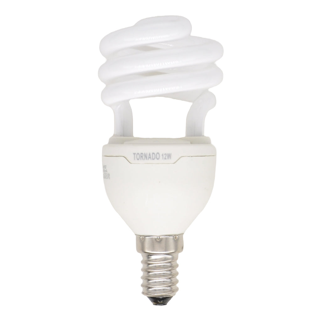 PHILIPS Tornado Spiral Energy Saving Light Bulb E14 240V 12W W/W