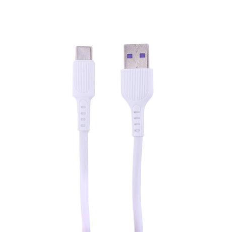 PJSAS USB A To USB C Charge & Sync Cable White 1M 277964