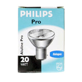 Philips Aluline Pro Aluminium Reflector Halogen Light Bulb BA15d 12V 20W 18° CL 6434