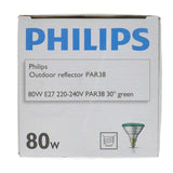 Philips PAR38 Reflector Light Bulb E27 240V 80W Green