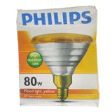 Philips PAR38 Reflector Light Bulb E27 240V 80W Yellow