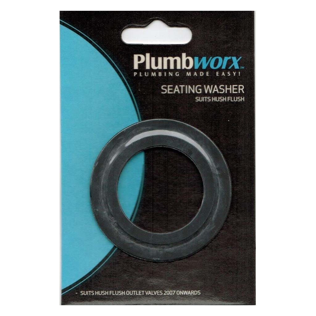 Plumbworx Seating Washer Suits Hush Flush Outlet Valves 2007 Onwards