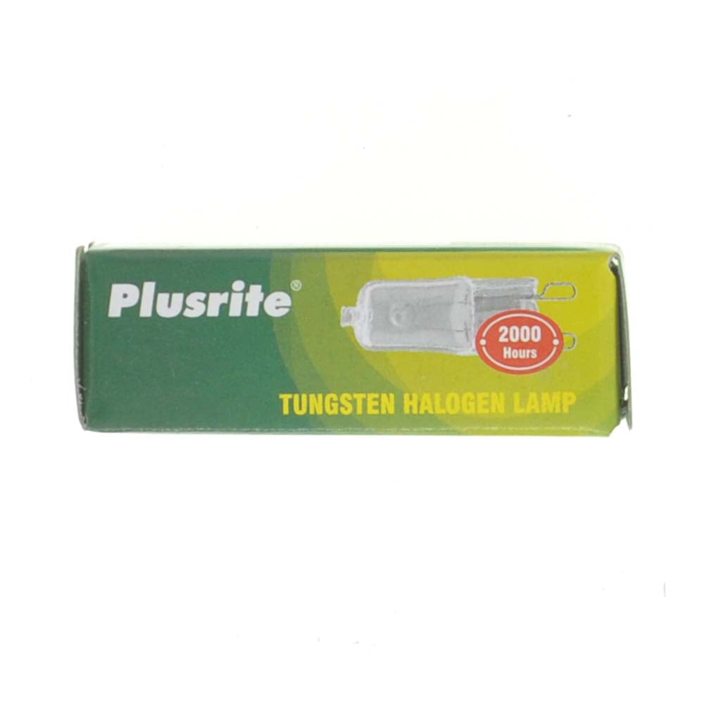 Plusrite Bi-Pin Halogen Light Bulb G9 240V 60W Clear