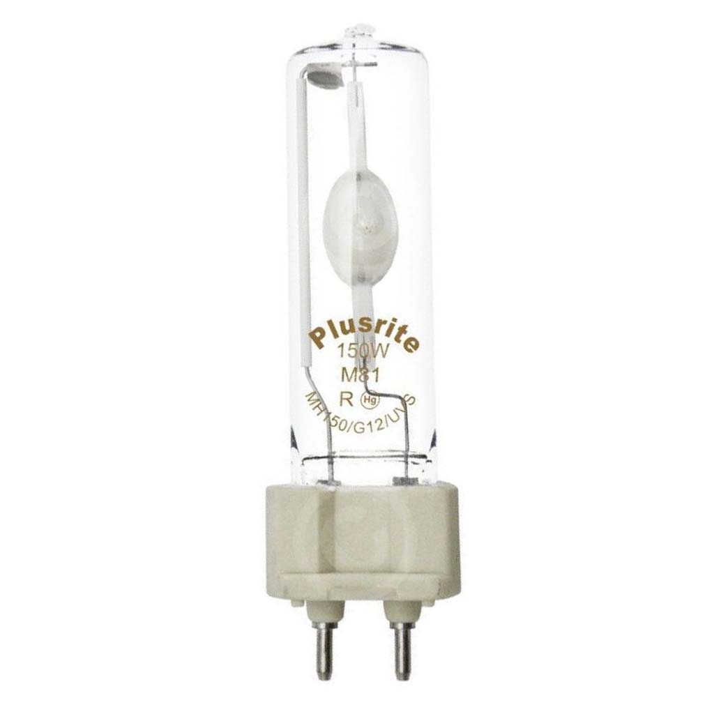 Plusrite HID Metal Halide Light Bulb G12 150W/942