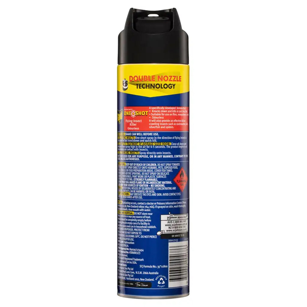 Raid One Shot Flying Insect Killer Odourless 320g 322832