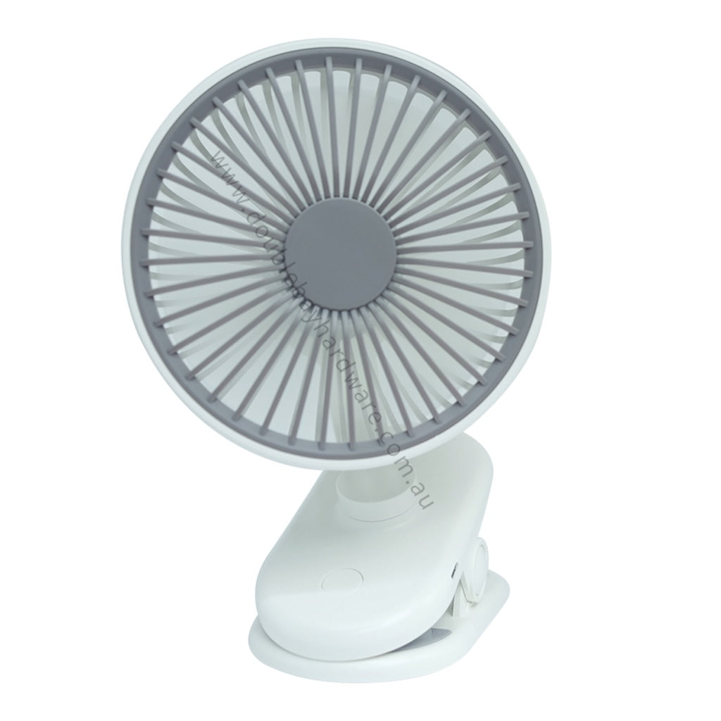 SANSAI Clip/Desktop Rechargeable Portable Fan FAN-0402