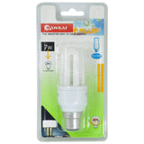 SANSAI Energy Saving 3U Light Bulb B22 240V 7W D/L GL-3U/07W-B22DL