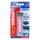 SELLEYS KNEAD it Polymer Repaid Compound Aqua 50g