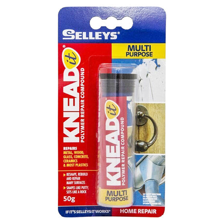 SELLEYS KNEAD it Polymer Repaid Compound Multi Purpose 50g