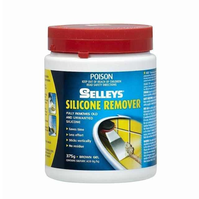 SELLEYS Silicone Remover 375g Brown Gel SR375G